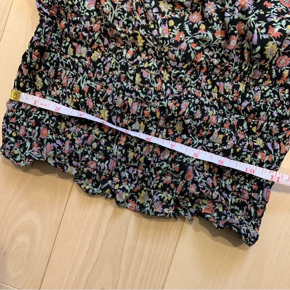 Anthropologie Lucia Smocked Off-Shoulder Floral Peasant Top - Picture 8 of 9